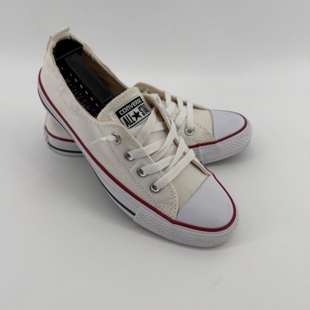 Converse Sneakers Womens 7 White All Star Shoreline Slip On 537084F Low Top